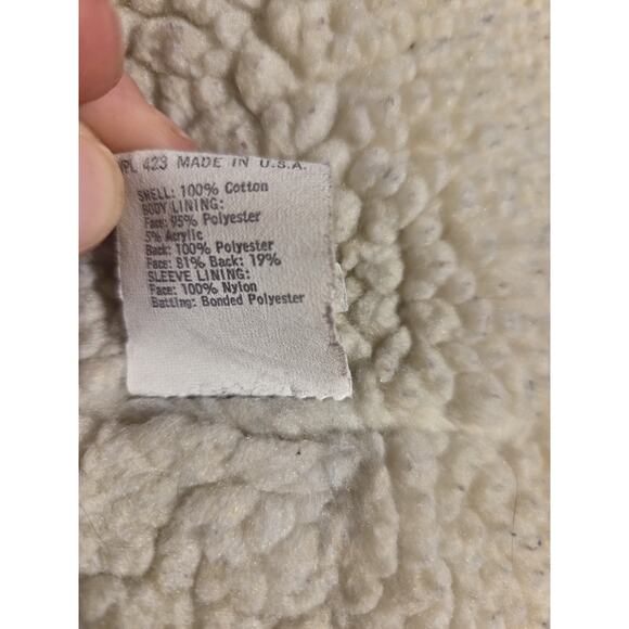 Vintage LEVIS Sherpa Lined Denim Jean Trucker Jacket 42 L Faded USA 71608 0216 - Picture 6 of 16